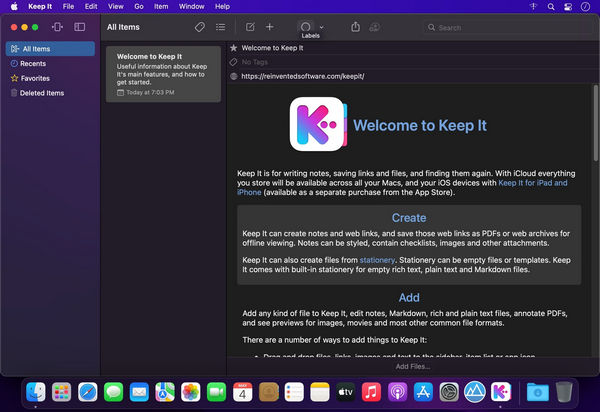 Download Keep It for macOS