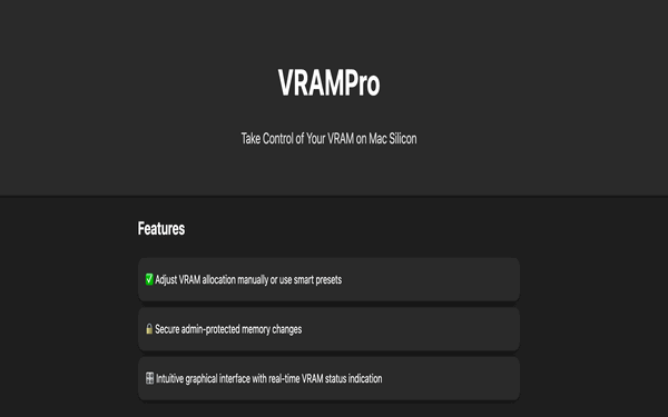 Download VRAM Pro For macOS