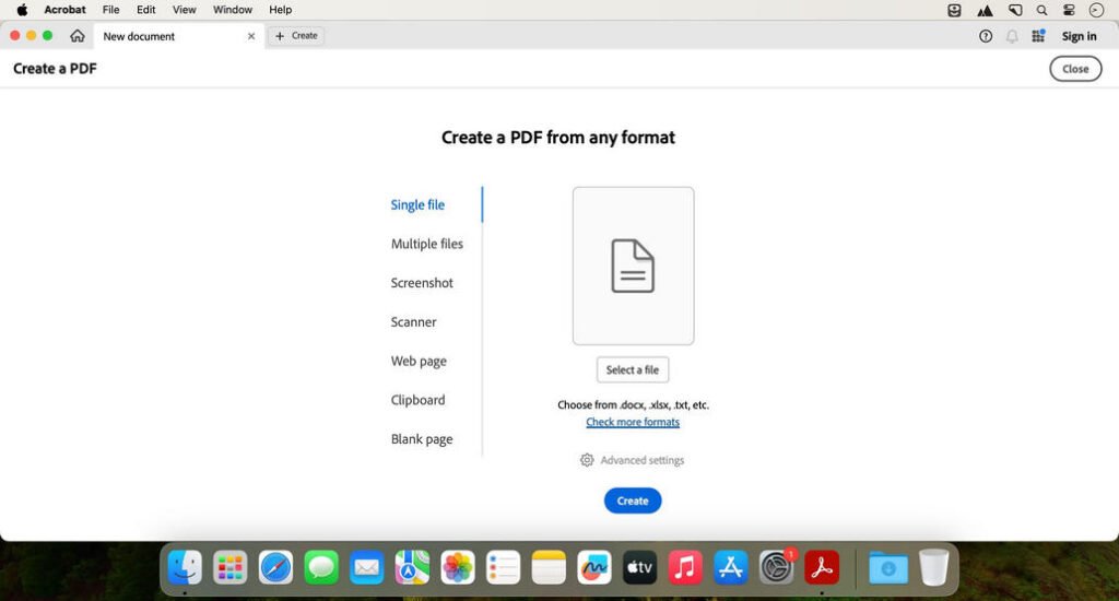 Adobe Acrobat Pro DC 26.001.21431 screenshot