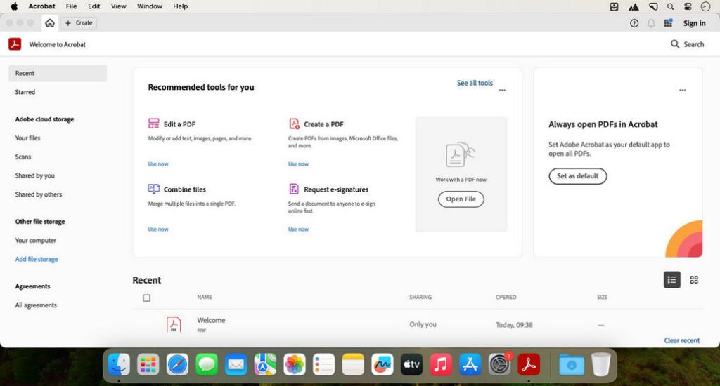 Adobe Acrobat Pro DC 26.001.21431 screenshot
