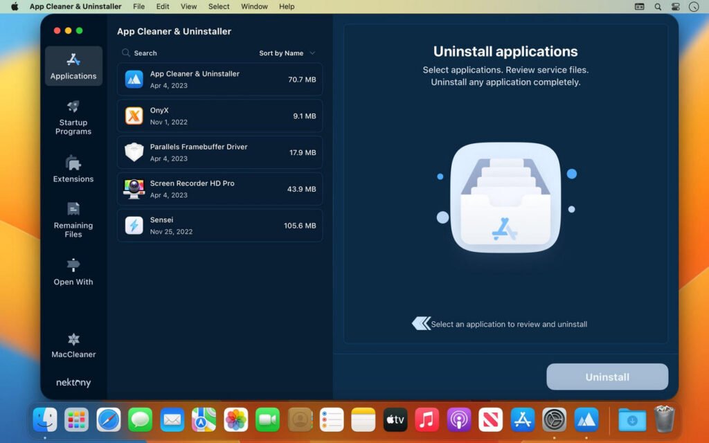 App Cleaner & Uninstaller Pro 9.4.0 screenshot