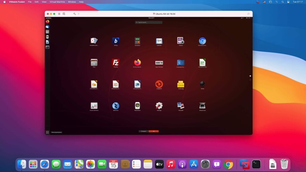 VMware Fusion Pro 26H1 screenshot