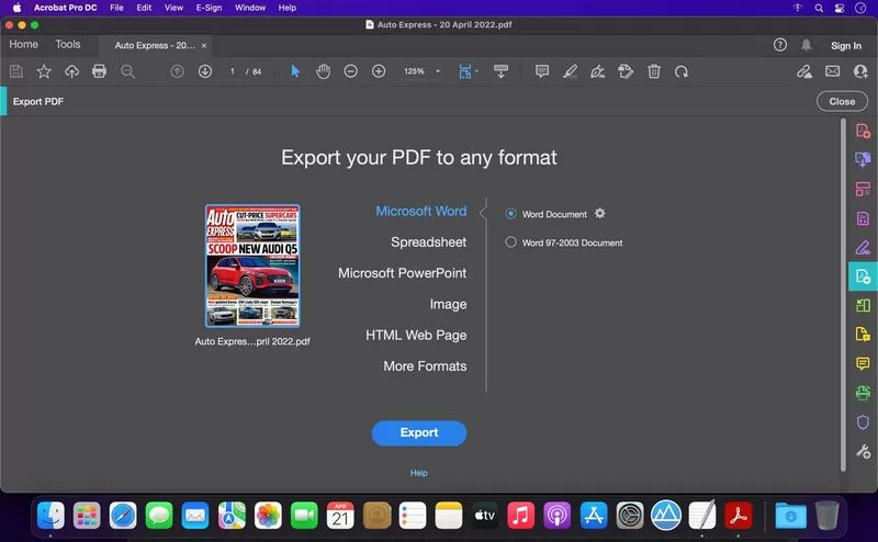 Adobe Acrobat Pro Free Download for macOS