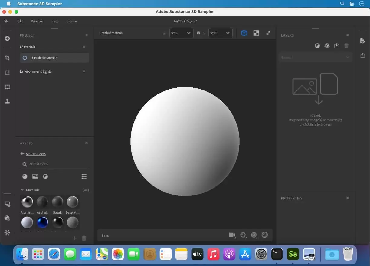 Adobe Substance 3D Sampler Free Download for macOS